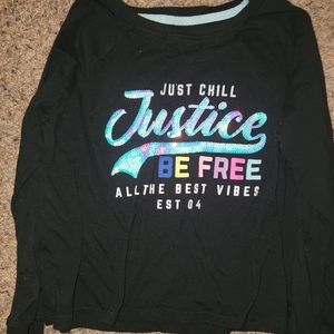 Justice long sleeve shirt